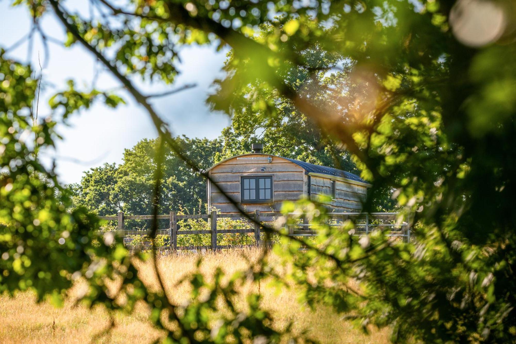 Monkwood Shepherds Hut - Ockeridge Rural Retreats Worcester Eksteriør billede